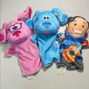 Blues Clues Hand Puppets Set - Blue, Magenta, and Josh